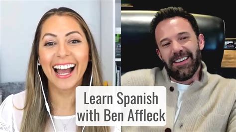 WATCH: Ben Affleck Habla Español In Telenovela Voice. Did you know that Ben Affleck spent a year in Mexico when he was a teen? And believe it or not, he’s got a pretty good grasp of the Spanish language. The Argo star even went so far as to try it out in a recent People en Español interview. “Es muy spectacular!”.